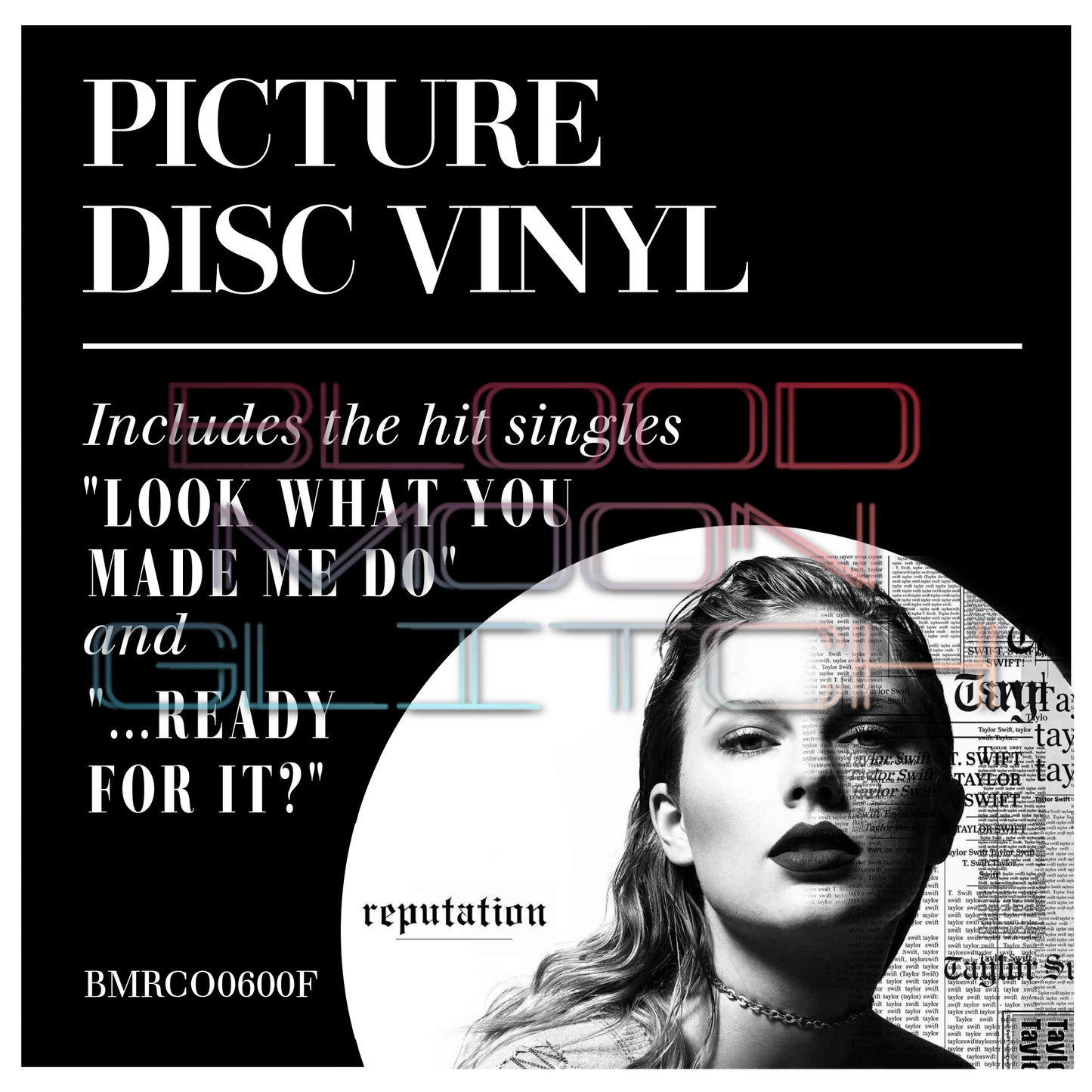 reputation Vinyl Hype Sticker