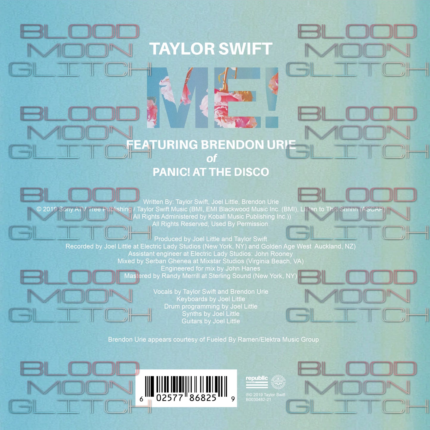 Taylor Swift - ME! (Cover #1) - 7” Vinyl Jacket