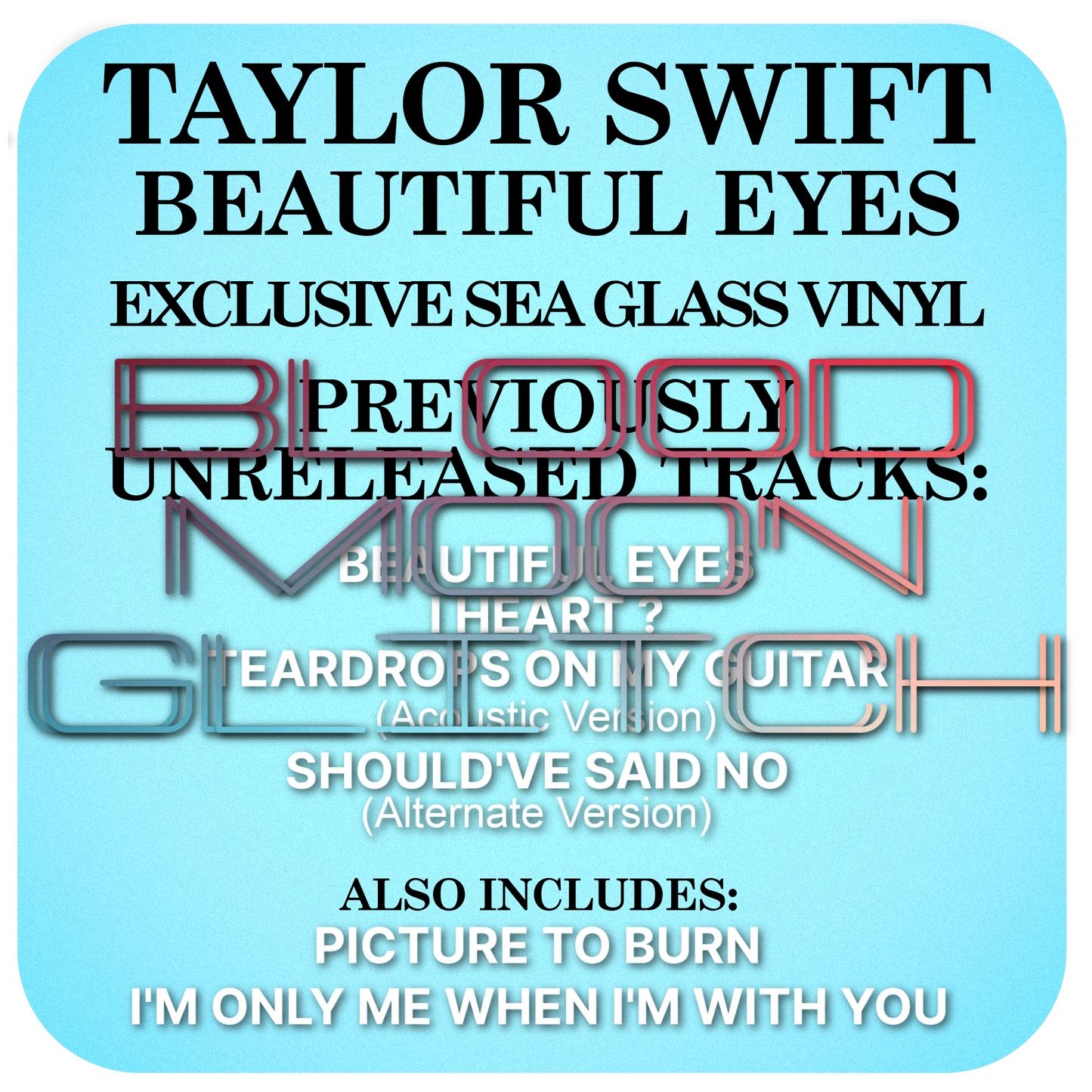 Taylor Swift - Beautiful Eyes - Hype Sticker