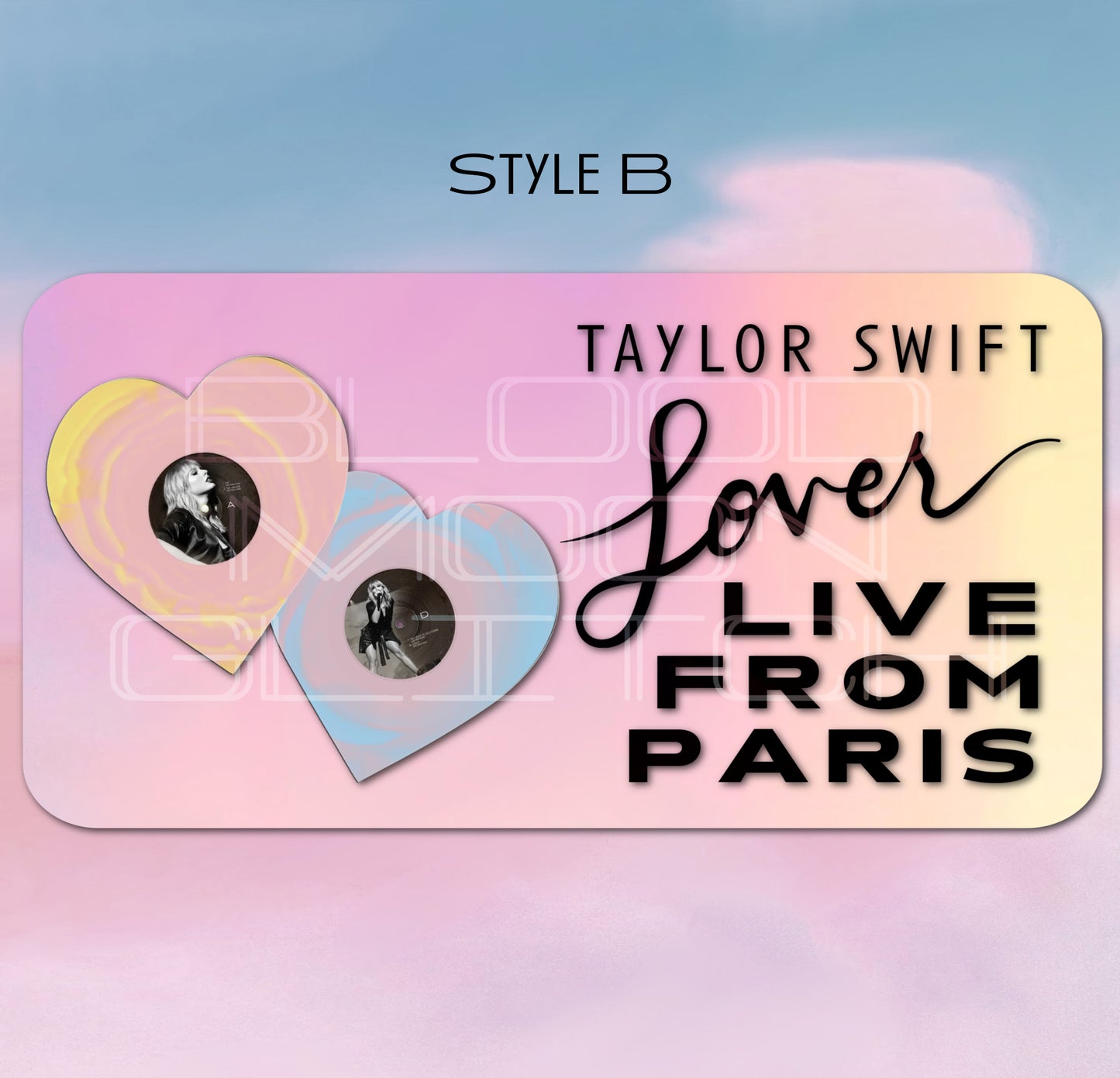 Lover: Live From Paris Custom Vinyl Hype Stickers