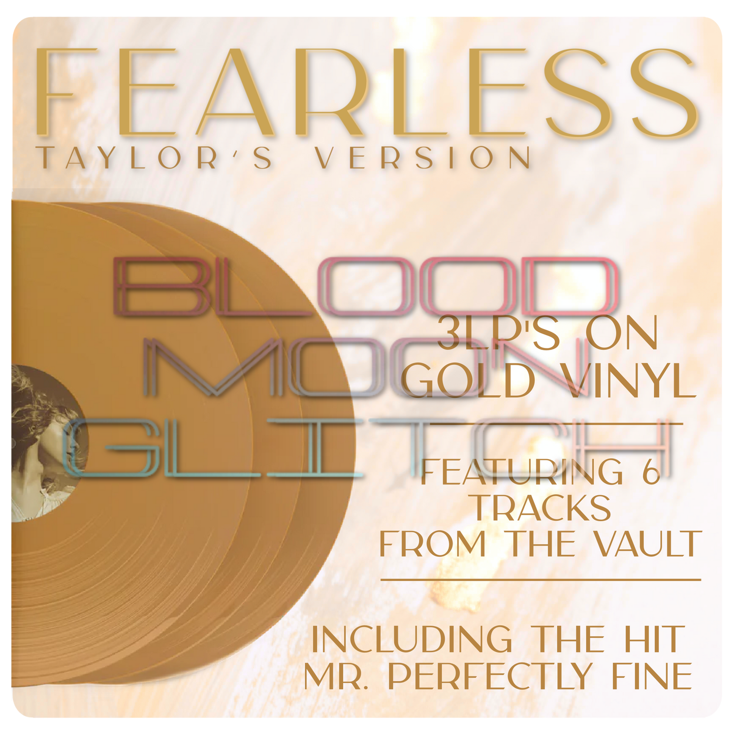 Fearless (Taylor’s Version) Vinyl Hype Sticker