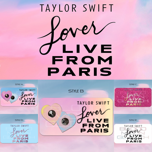 Lover: Live From Paris Custom Vinyl Hype Stickers