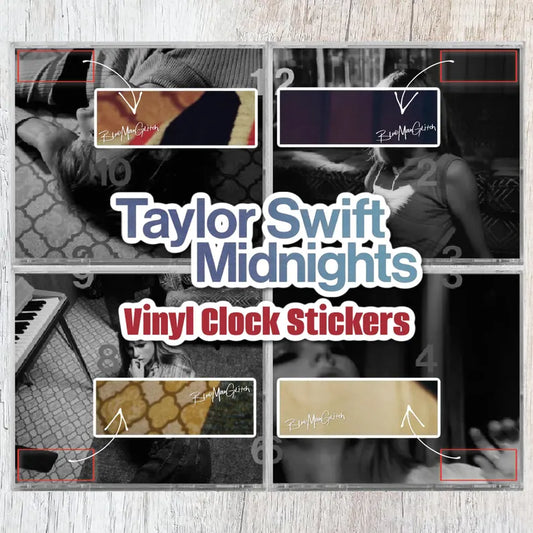 Midnights - Vinyl Clock Stickers