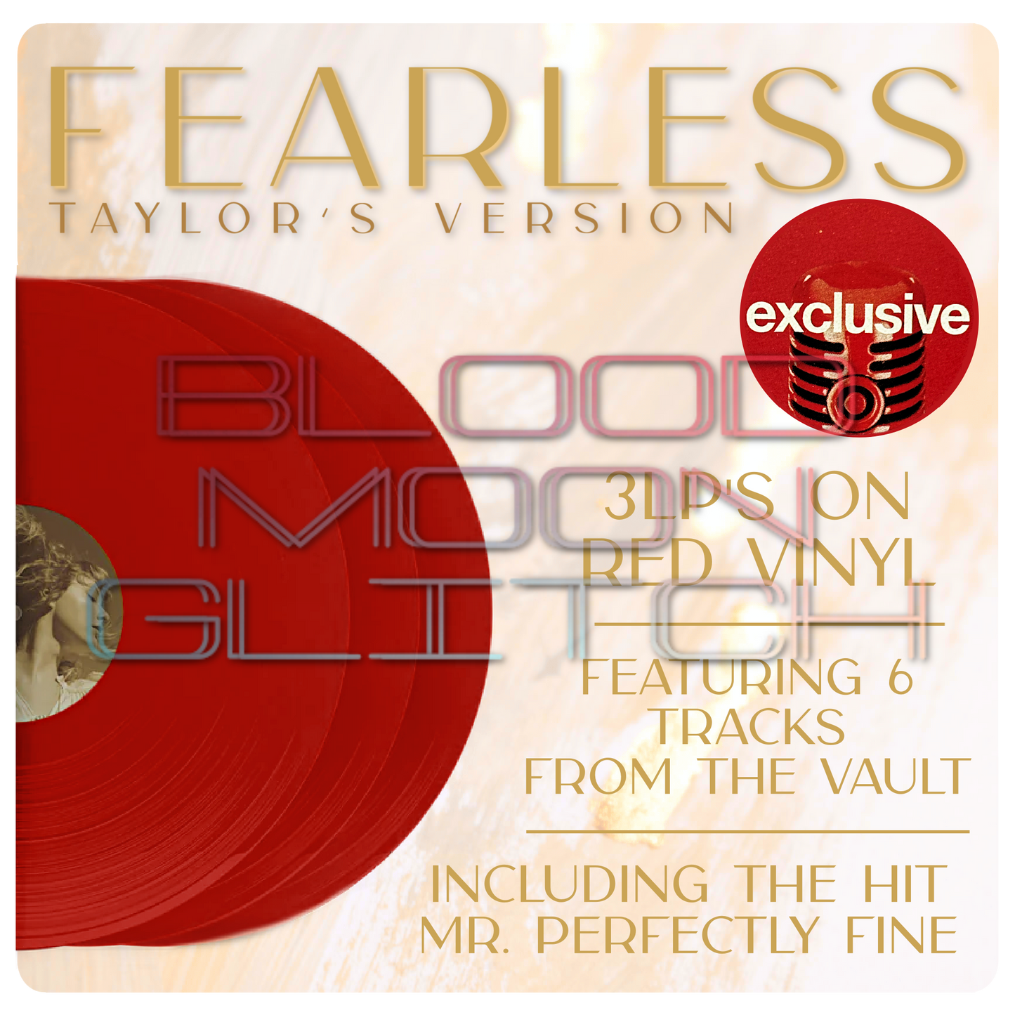 Fearless (Taylor’s Version) Vinyl Hype Sticker