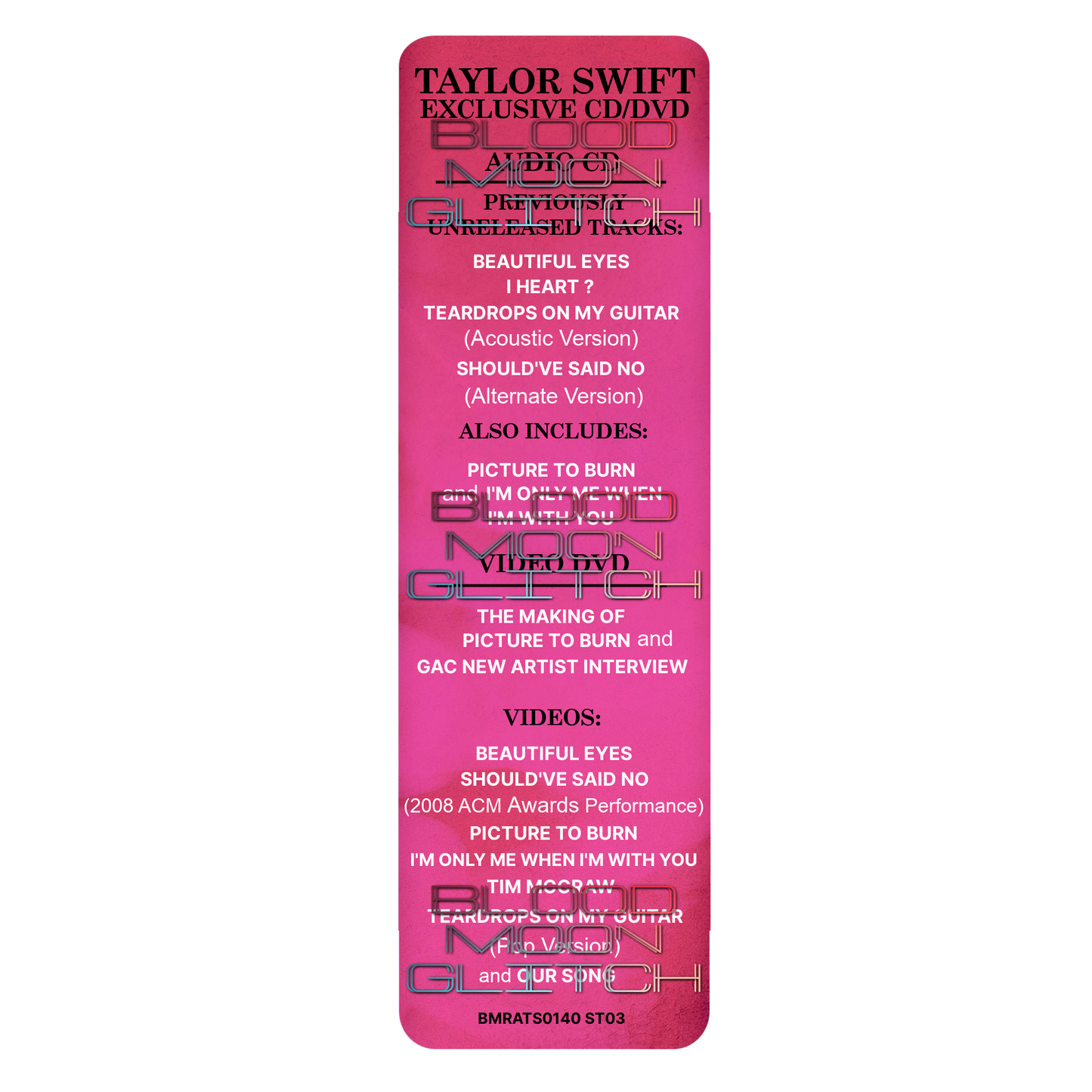 Taylor Swift - Beautiful Eyes - Hype Sticker