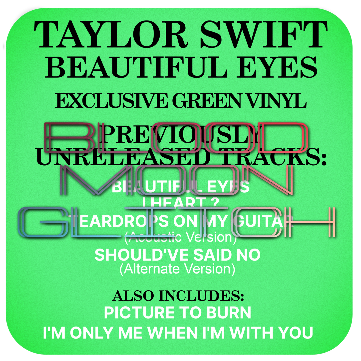 Taylor Swift - Beautiful Eyes - Hype Sticker