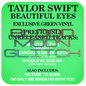 Taylor Swift - Beautiful Eyes - Hype Sticker