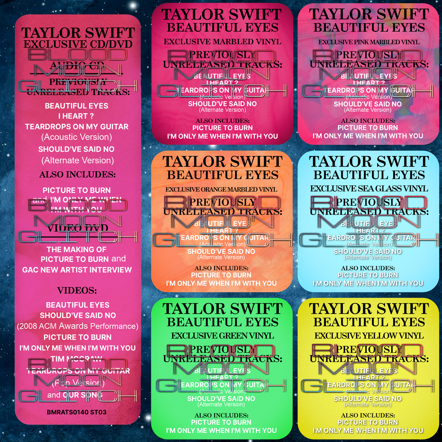 Taylor Swift - Beautiful Eyes - Hype Sticker