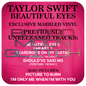 Taylor Swift - Beautiful Eyes - Hype Sticker