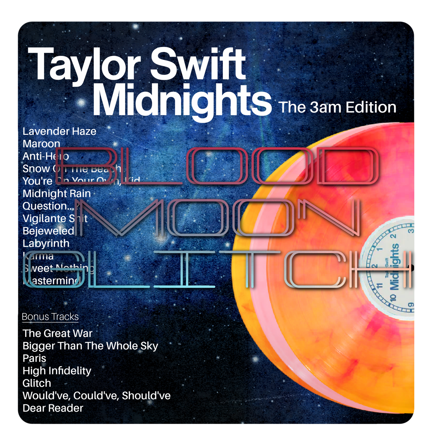 Taylor Swift - Midnights - The 3am Edition - Hype Sticker